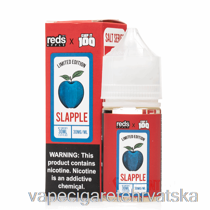 Vape Cigarete Slapple - 7 Daze X Keep It 100 Soli - 30 Ml 50 Mg